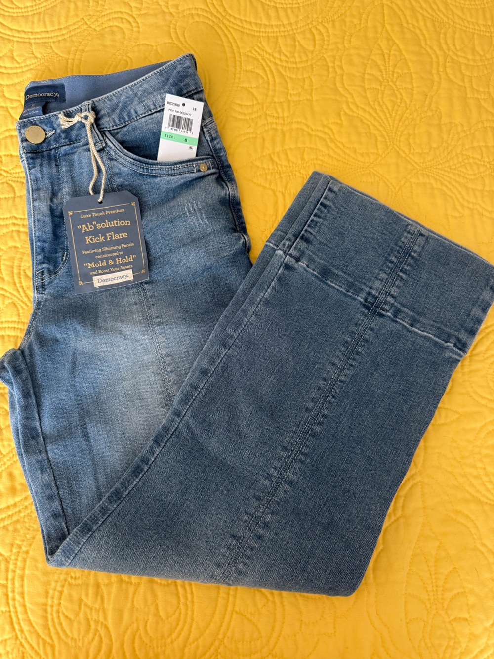 Democracy Women's Medium Blue Bootcut Kick Flare Jeans